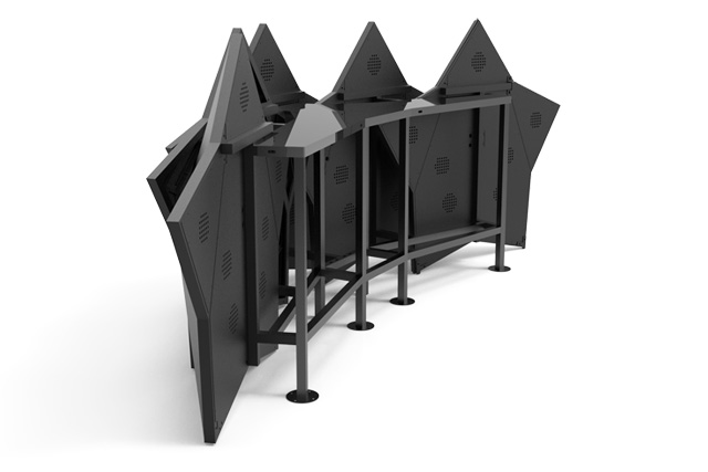 LEDビジョン/DJブース「ファイブスター -Five Stars|DGX社製」