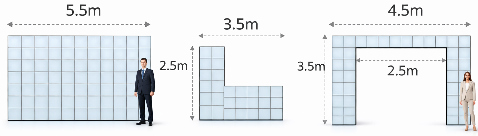 フレキシブルLEDビジョンセット