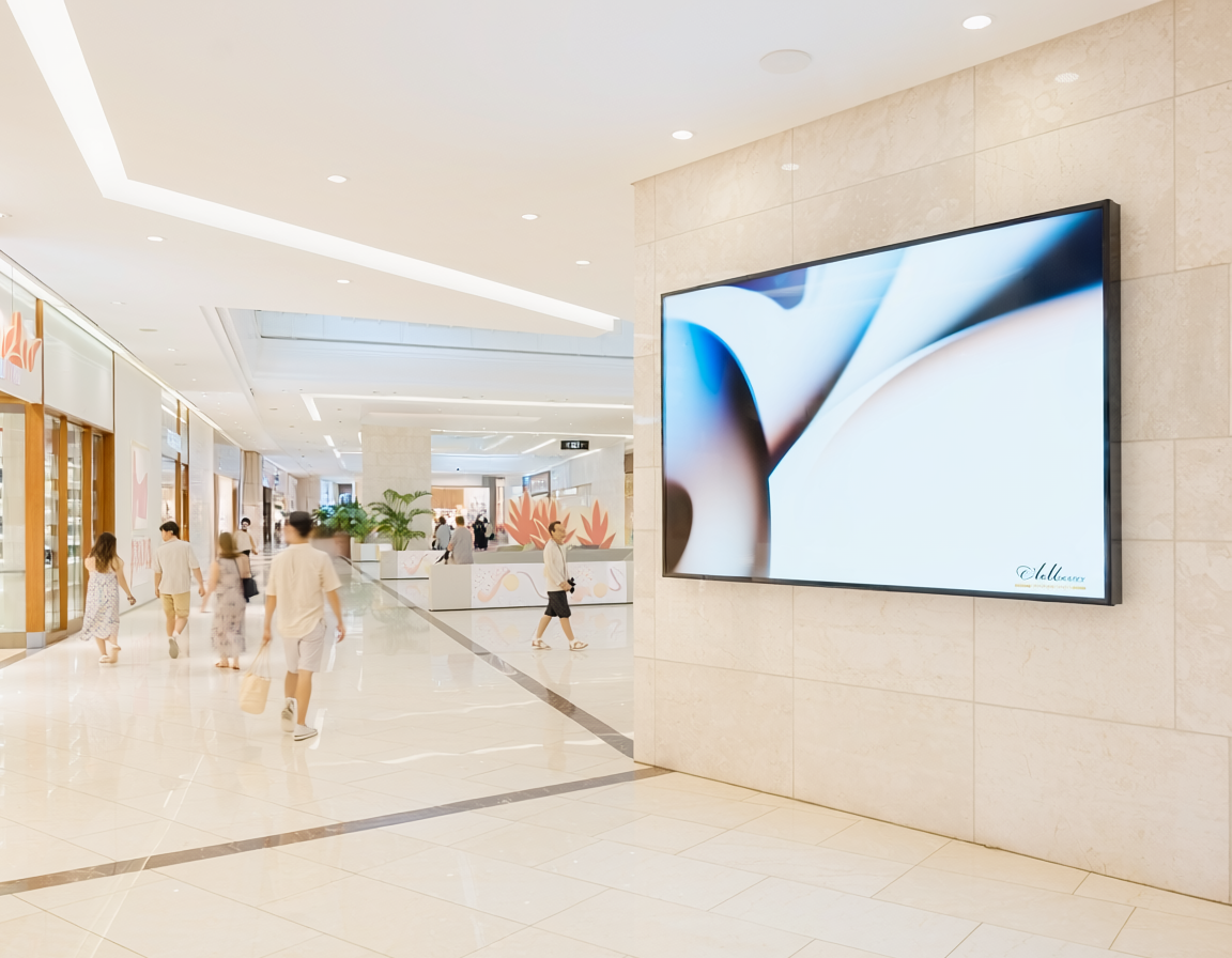 商業施設・大型店舗にLEDビジョンを導入するメリット｜4㎡プレミアムプランの活用例