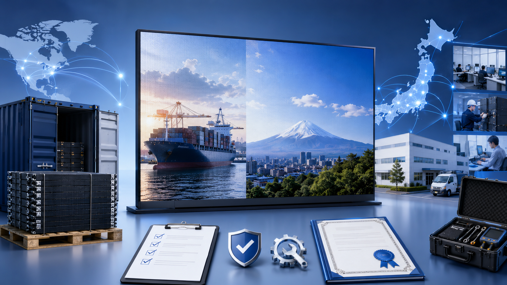 海外製LEDビジョンは大丈夫?国内メーカー品との違い・保証・故障時サポートを解説